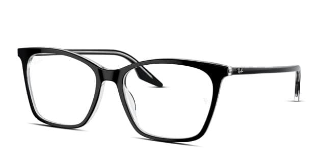 Ray-Ban RX5422 black , clear frame