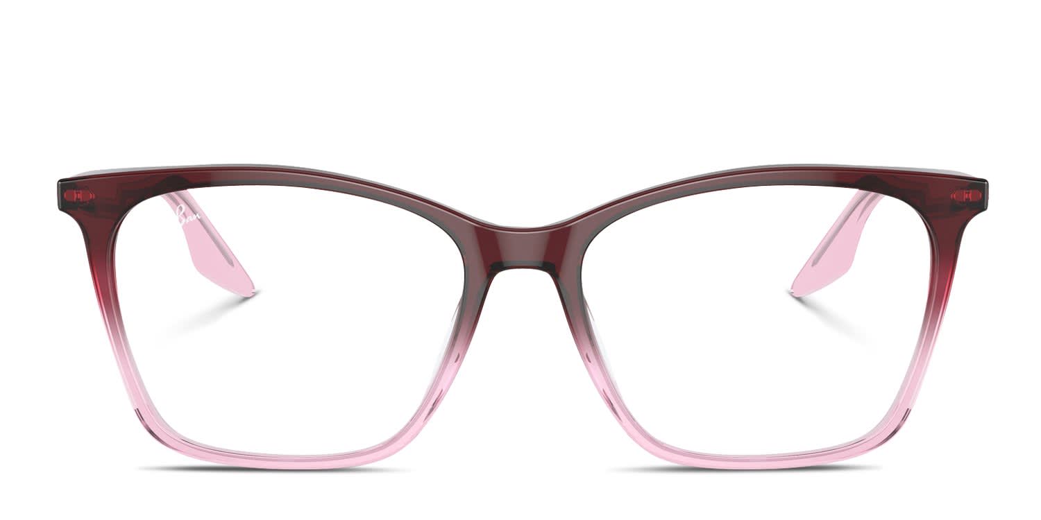 Ray-Ban RX5422 Red, Pink glasses - Red / Pink - Frontal View