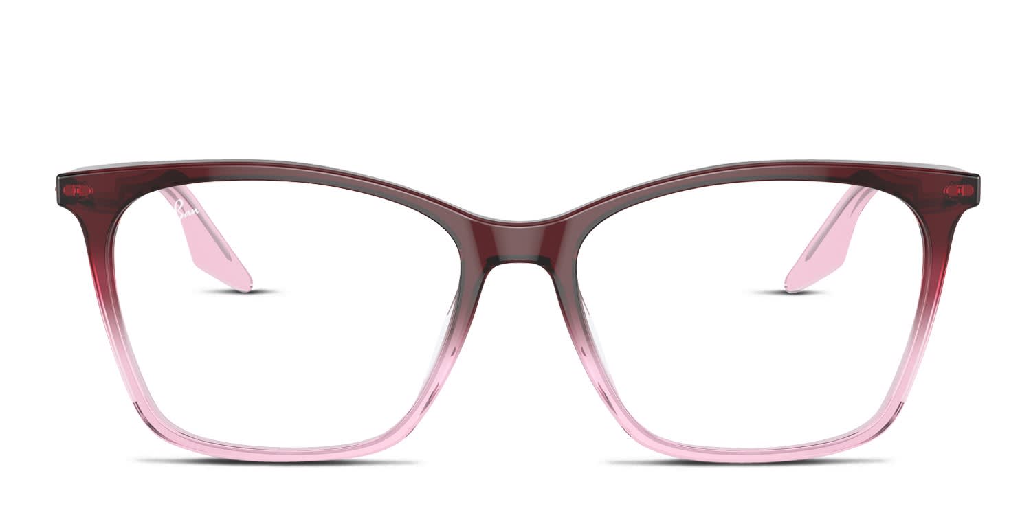 Ray-Ban RX5422 Red, Pink glasses - Red / Pink - Frontal View