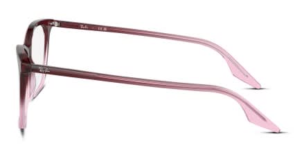 Ray-Ban RX5422 Red, Pink glasses - Red / Pink - Side View