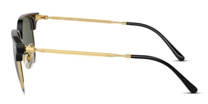 Ray-Ban RJ9116S Junior New Clubmaster Kids Black, Gold glasses - Black / Gold - Side View