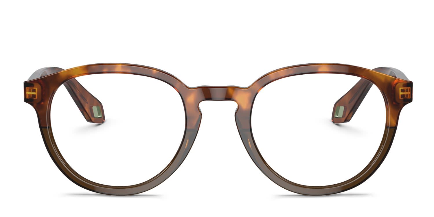Giorgio Armani AR7248 Tortoise, Red, Green glasses - Tortoise / Red / Green - Frontal View