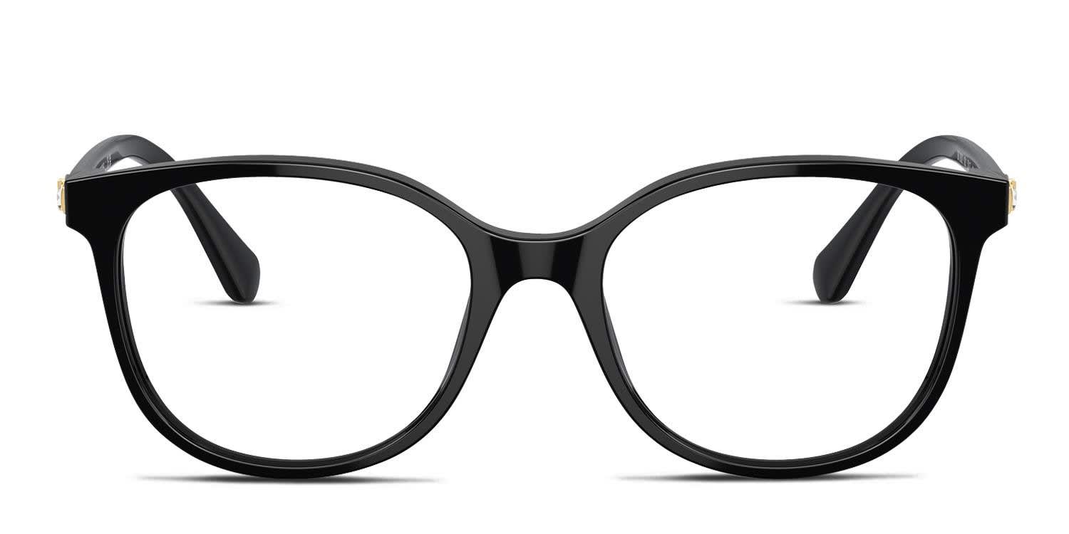 Swarovski SK2002 Shiny Black glasses - Shiny Black - Frontal View