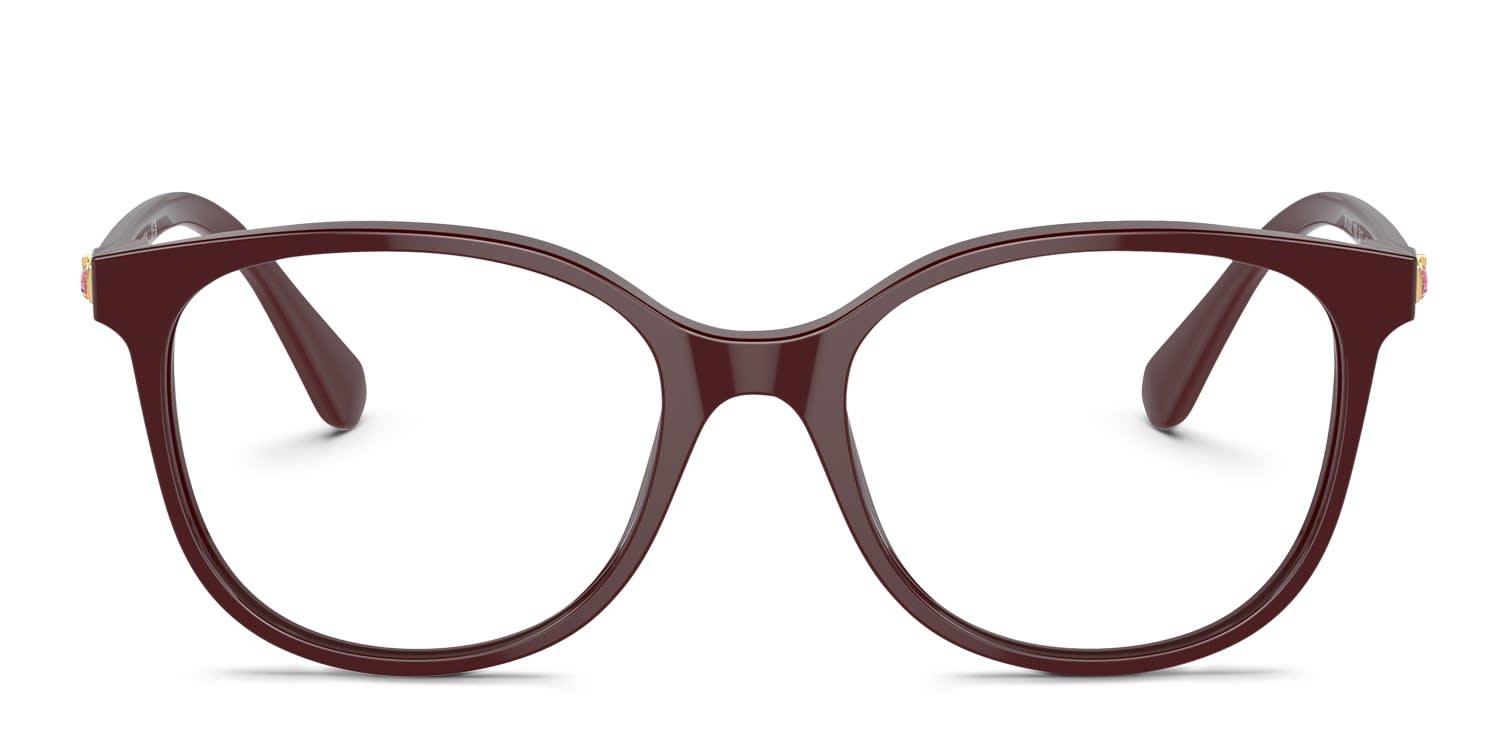 Swarovski SK2002 Red glasses - Red - Frontal View