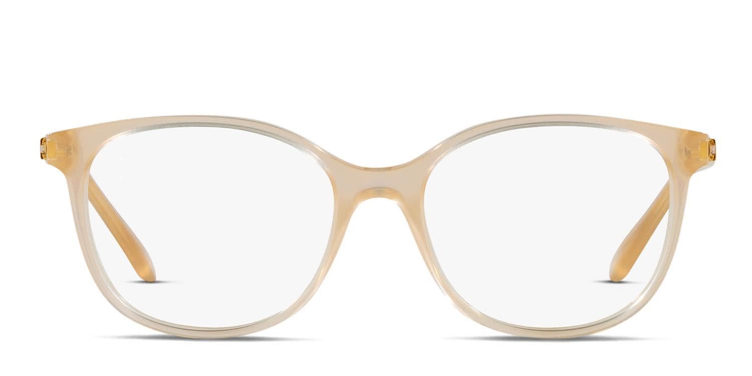 Swarovski SK2002 Beige, Clear glasses - Brown / Clear - Frontal View