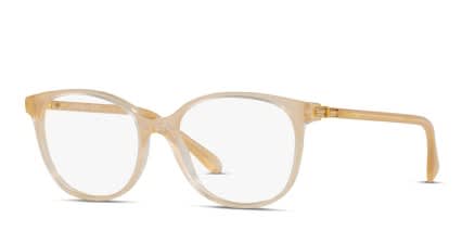 Swarovski SK2002 Beige, Clear glasses - Brown / Clear - Angle View