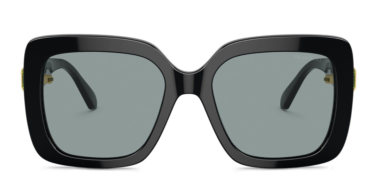 Swarovski SK6001 Black glasses - Black - Frontal View
