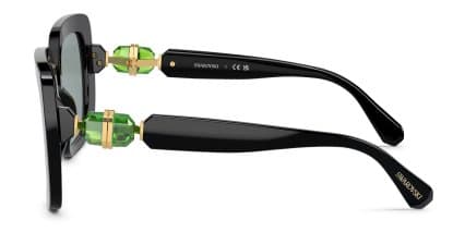 Swarovski SK6001 Black glasses - Black - Side View