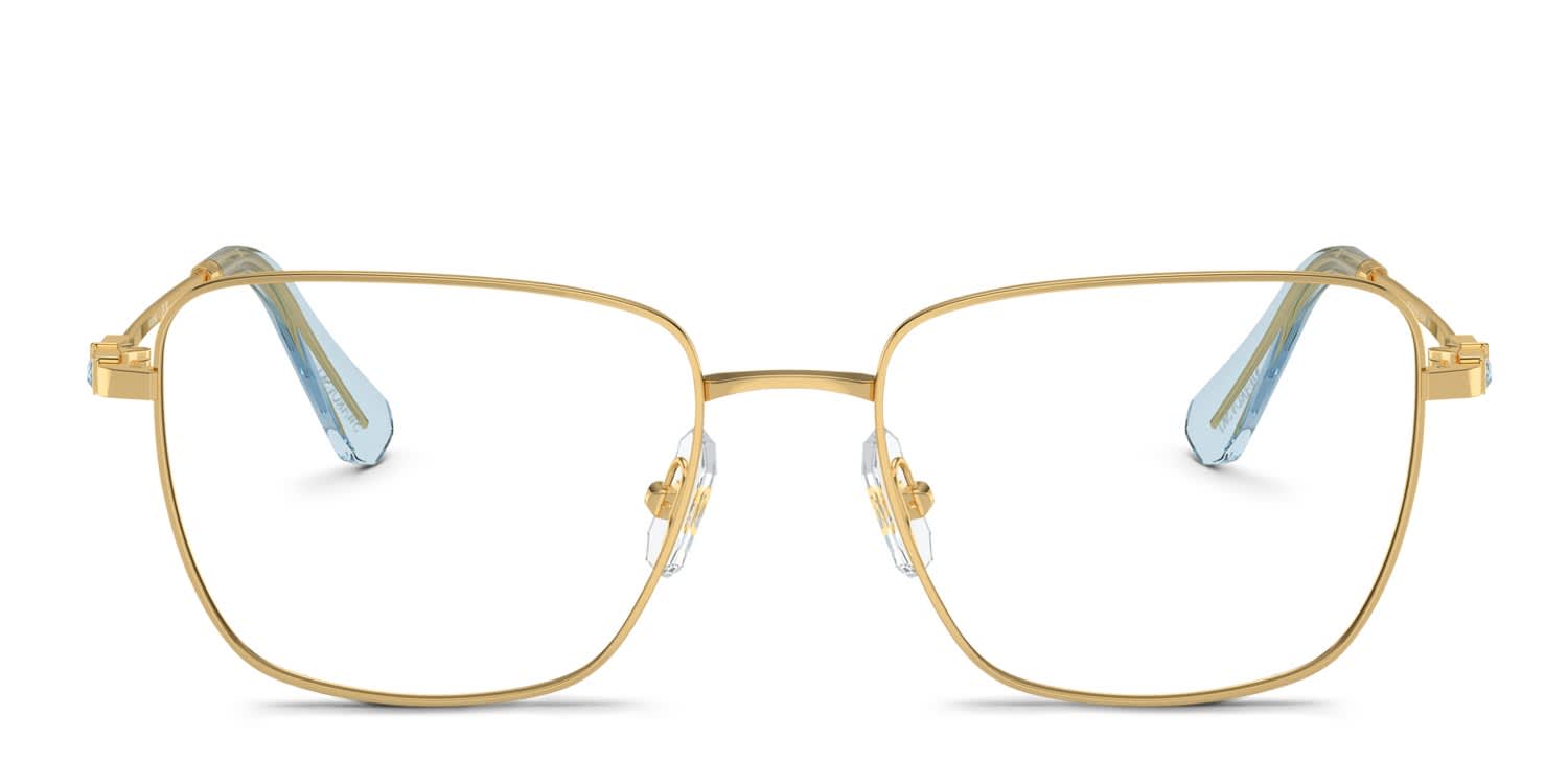 Swarovski SK1003 Gold glasses - Gold - Frontal View