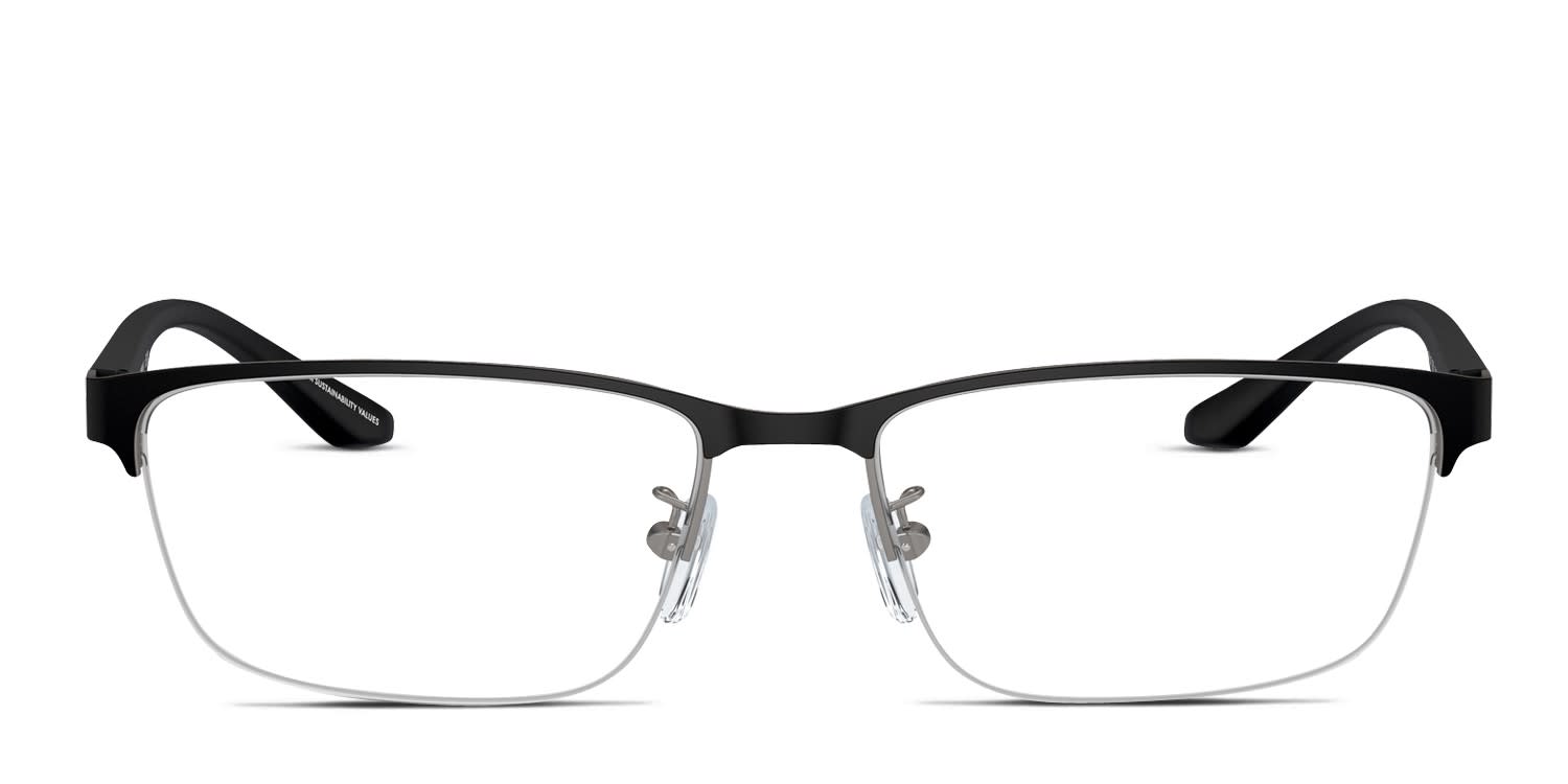 Emporio Armani EA1147 Gunmetal, Black glasses - Gunmetal / Black - Frontal View