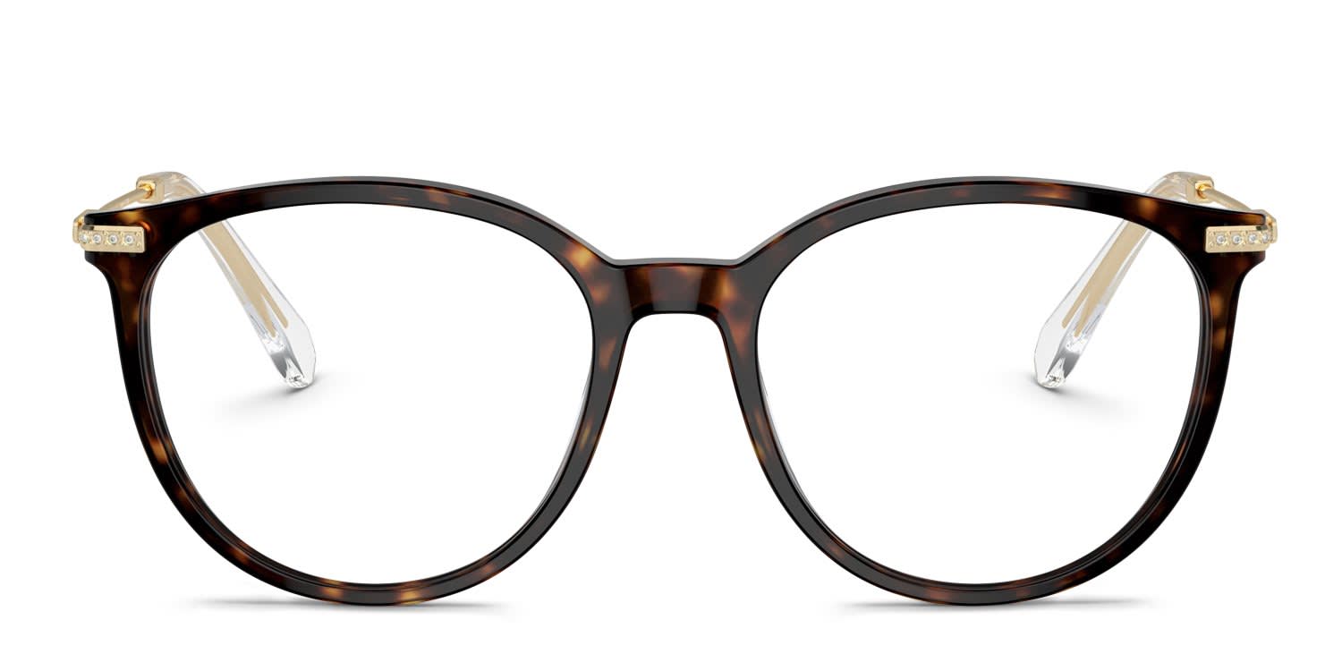 Swarovski SK2009 Tortoise glasses - Tortoise - Frontal View