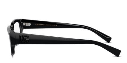Dolce & Gabbana DG3381 Black glasses - Black - Side View