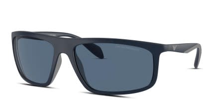 Emporio Armani EA4212U Blue glasses - Blue - Angle View
