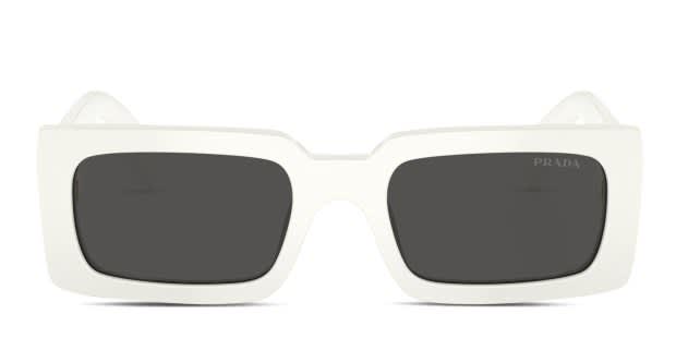Prada PRA07S White Prescription Sunglasses