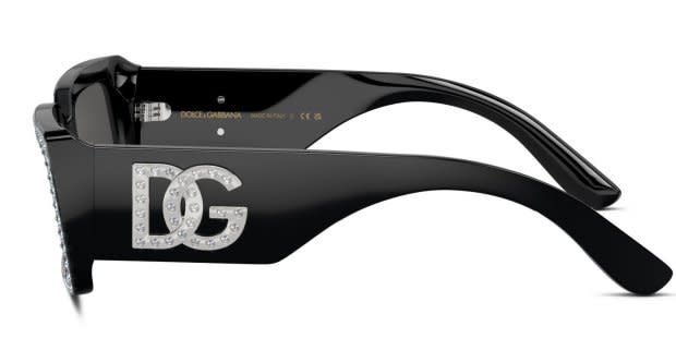Dolce & Gabbana DG4447B Black, Glitter Prescription Sunglasses display picture 1