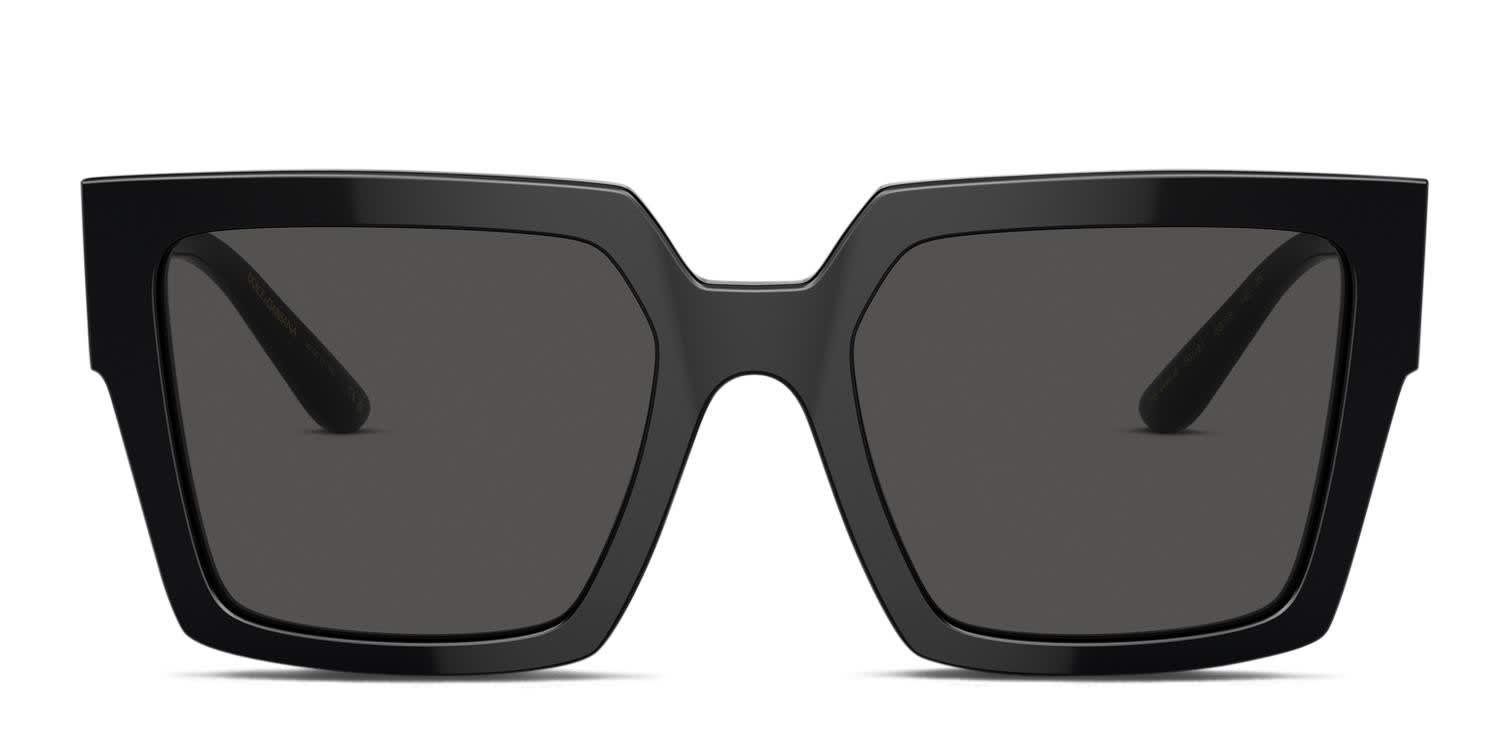 Dolce & Gabbana DG4446B Shiny Black glasses - Shiny Black - Frontal View