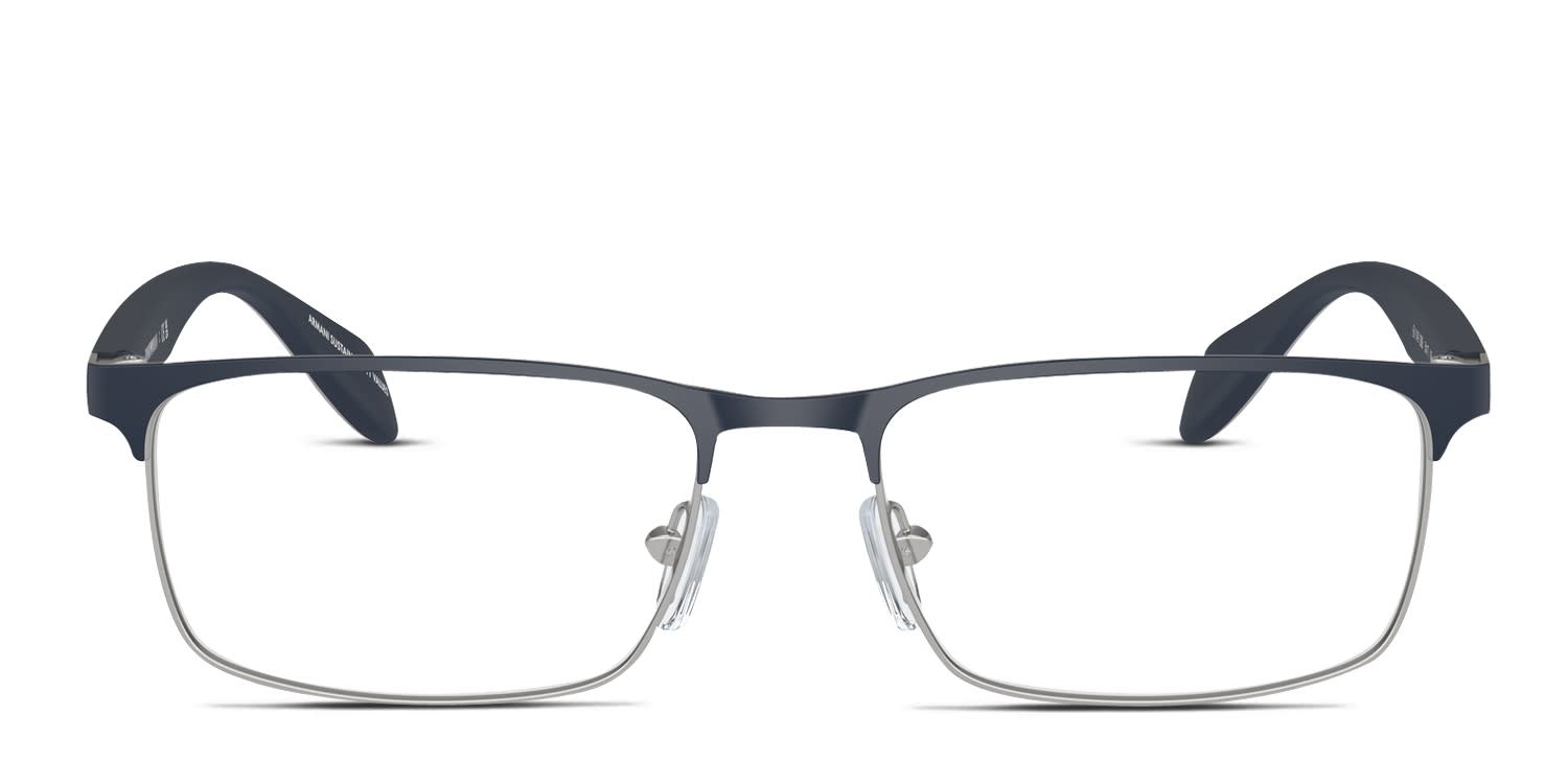 Emporio Armani EA1149 Silver, Blue glasses - Silver / Blue - Frontal View
