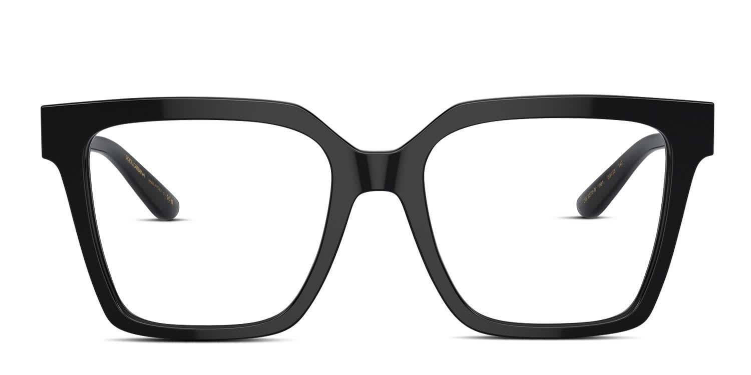 Dolce & Gabbana DG3376B Shiny Black glasses - Shiny Black - Frontal View