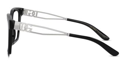 Dolce & Gabbana DG3376B Shiny Black glasses - Shiny Black - Side View