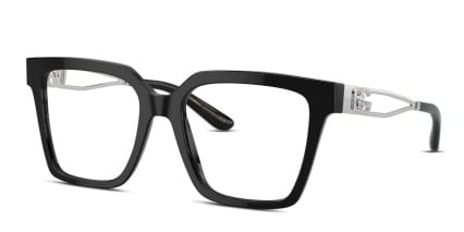 Dolce & Gabbana DG3376B Shiny Black glasses - Shiny Black - Angle View