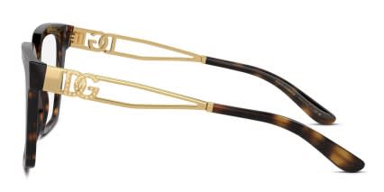 Dolce & Gabbana DG3376B Tortoise glasses - Tortoise - Side View