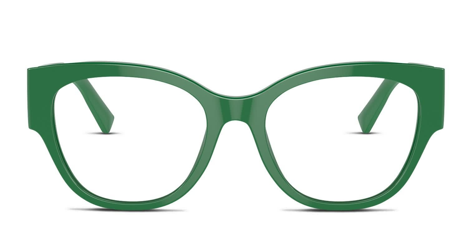 【関税＆送料込み】Dolce & Gabbana Dg3377 Dg Crossed Eyegla Dolce & Gabbana DG3377 Green Prescription Eyeglasses