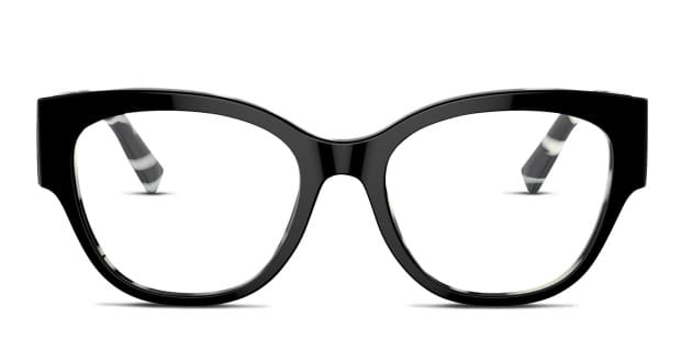 【関税＆送料込み】Dolce & Gabbana Dg3377 Dg Crossed Eyegla Dolce & Gabbana DG3377 Black, White Prescription Eyeglasses