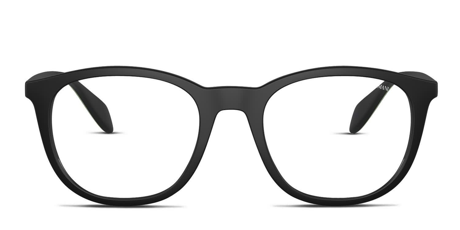 Emporio Armani EA4211 w/Clip-On Matte Black glasses - Matte Black - Frontal View