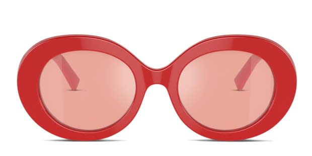 Dolce & Gabbana Red and Clear Sunglasses Dolce & Gabbana Red and Clear Sunglasses - www.benaras.co main image 4
