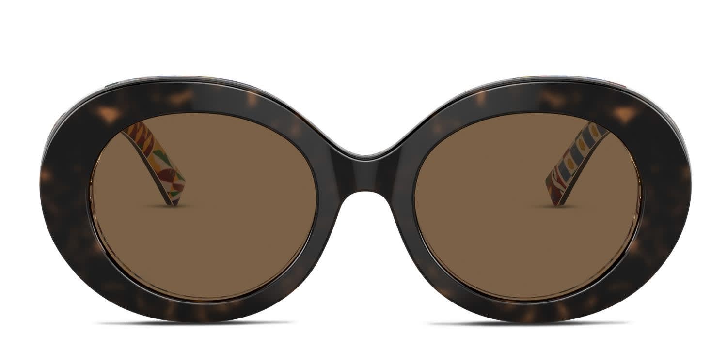 Dolce & Gabbana DG4448 Brown, Tortoise glasses - Brown / Tortoise - Frontal View