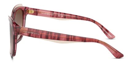 Emporio Armani EA4209 Red glasses - Red - Side View