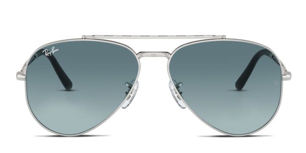 Ray ban aviator blue grey gradient clearance