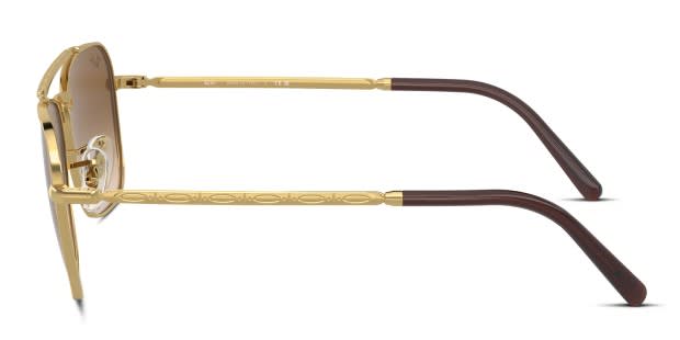 Ray-Ban RB3636 New Caravan gold frame with clear gradient