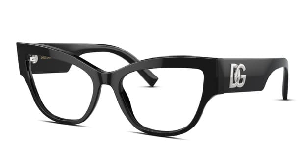 Dolce & Gabbana DG3378 Shiny Black Prescription Eyeglasses