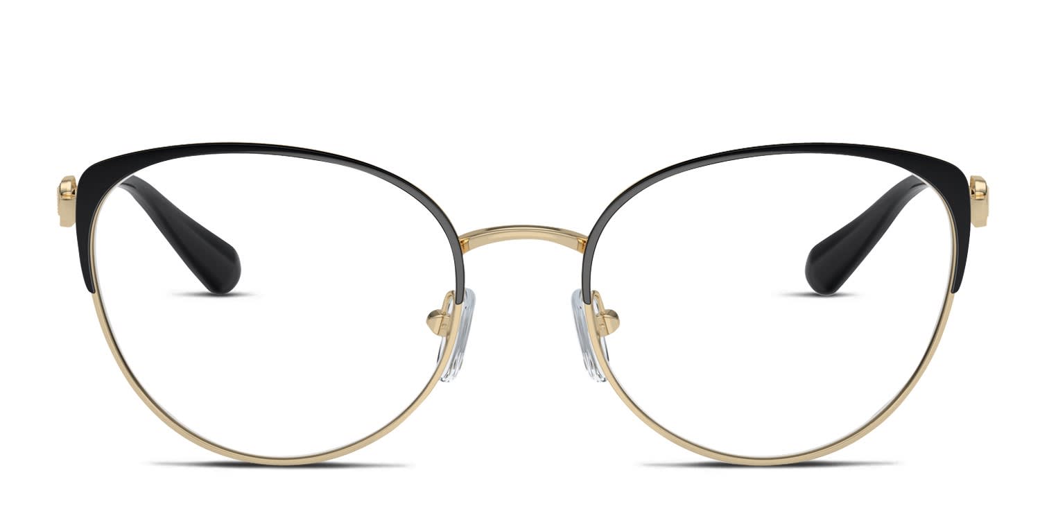 Emporio Armani EA1150 Gold, Black glasses - Gold / Black - Frontal View