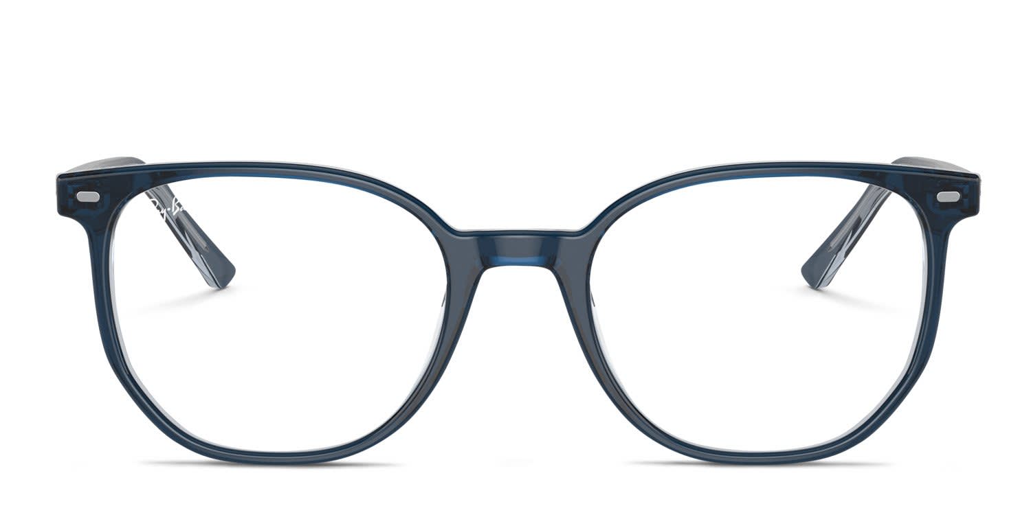 Ray-Ban RX5397 Elliot Blue, Clear glasses - Blue / Clear - Frontal View