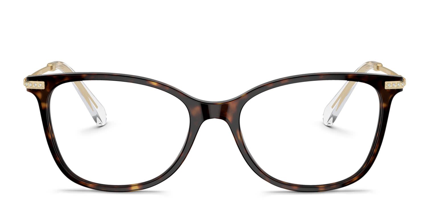 Swarovski SK2010 Tortoise glasses - Tortoise - Frontal View