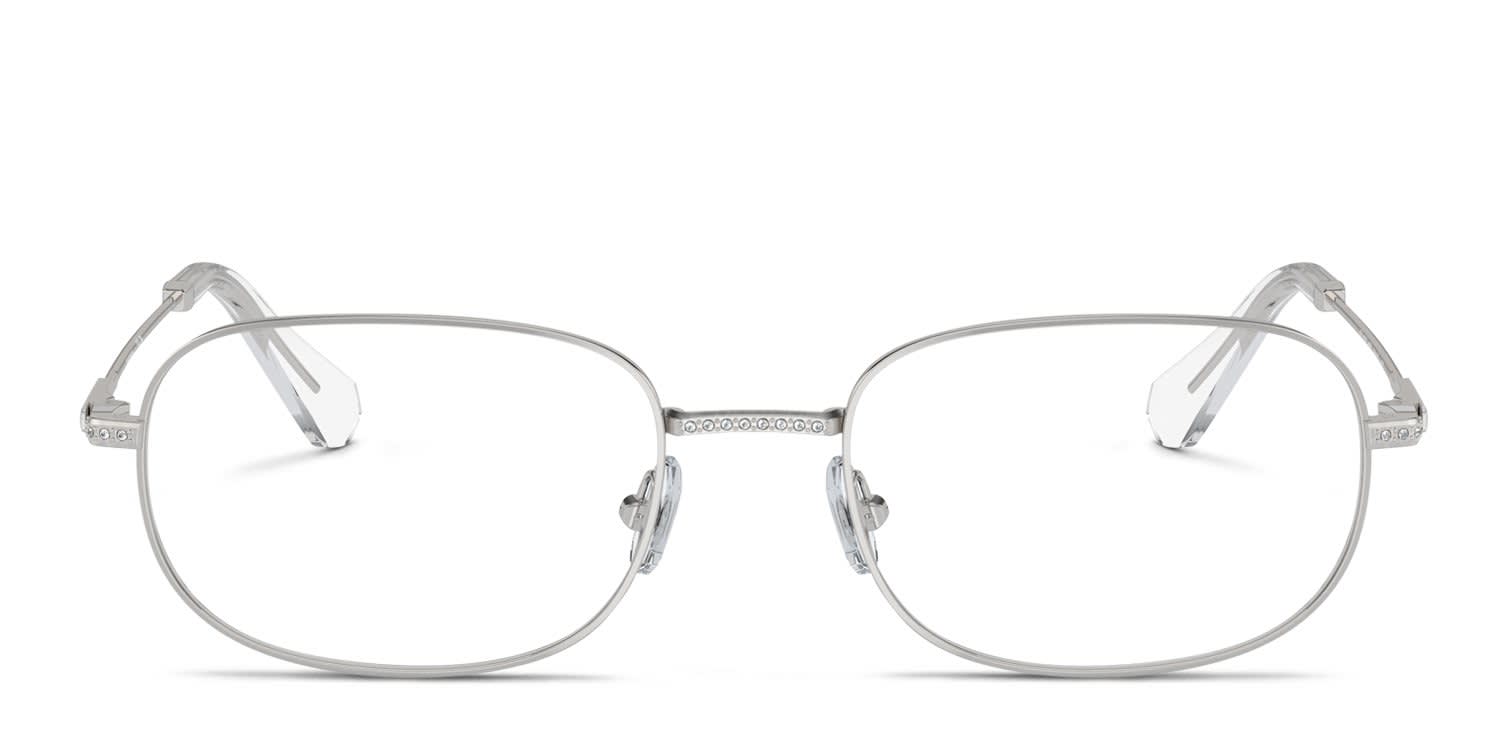 Swarovski SK1005 Silver glasses - Silver - Frontal View