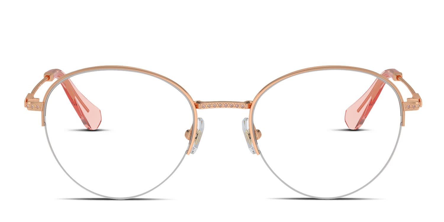 Swarovski SK1004 Pink, Gold glasses - Pink / Gold - Frontal View