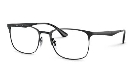 Ray-Ban RX6421 Black glasses - Black - Angle View