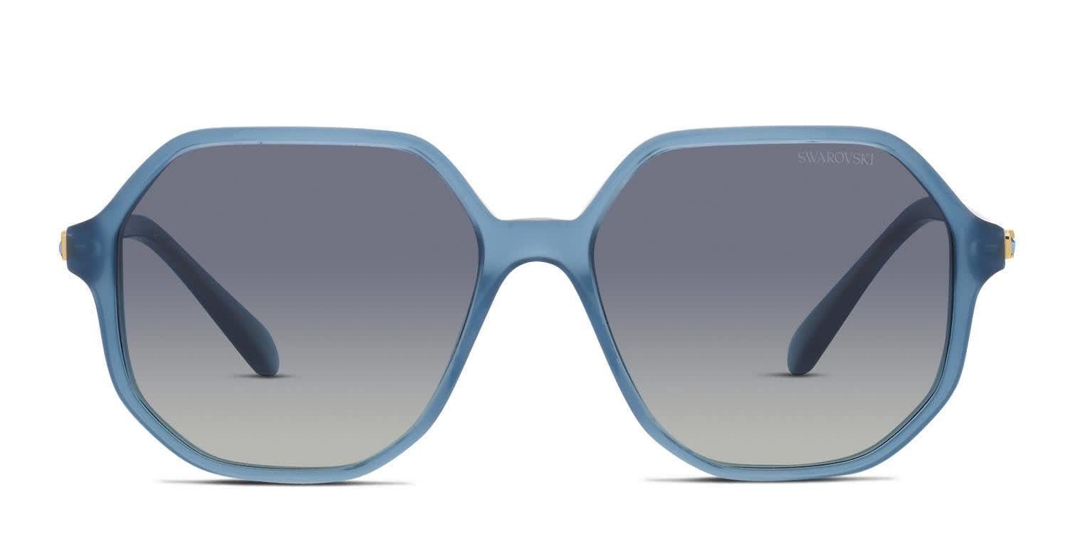【blue sky様】プルソワンSX6000☓3 Swarovski SK6003 Blue Prescription Sunglasses