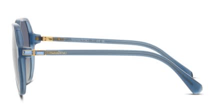 Swarovski SK6003 Blue glasses - Blue - Side View