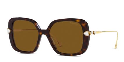 Swarovski SK6011 Tortoise glasses - Tortoise / Brown - Angle View