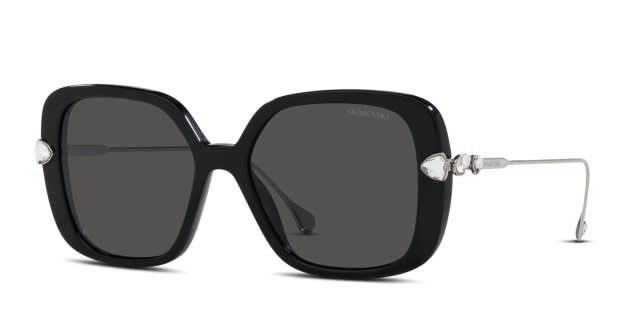 Swarovski SK6011 Shiny Black Prescription Sunglasses