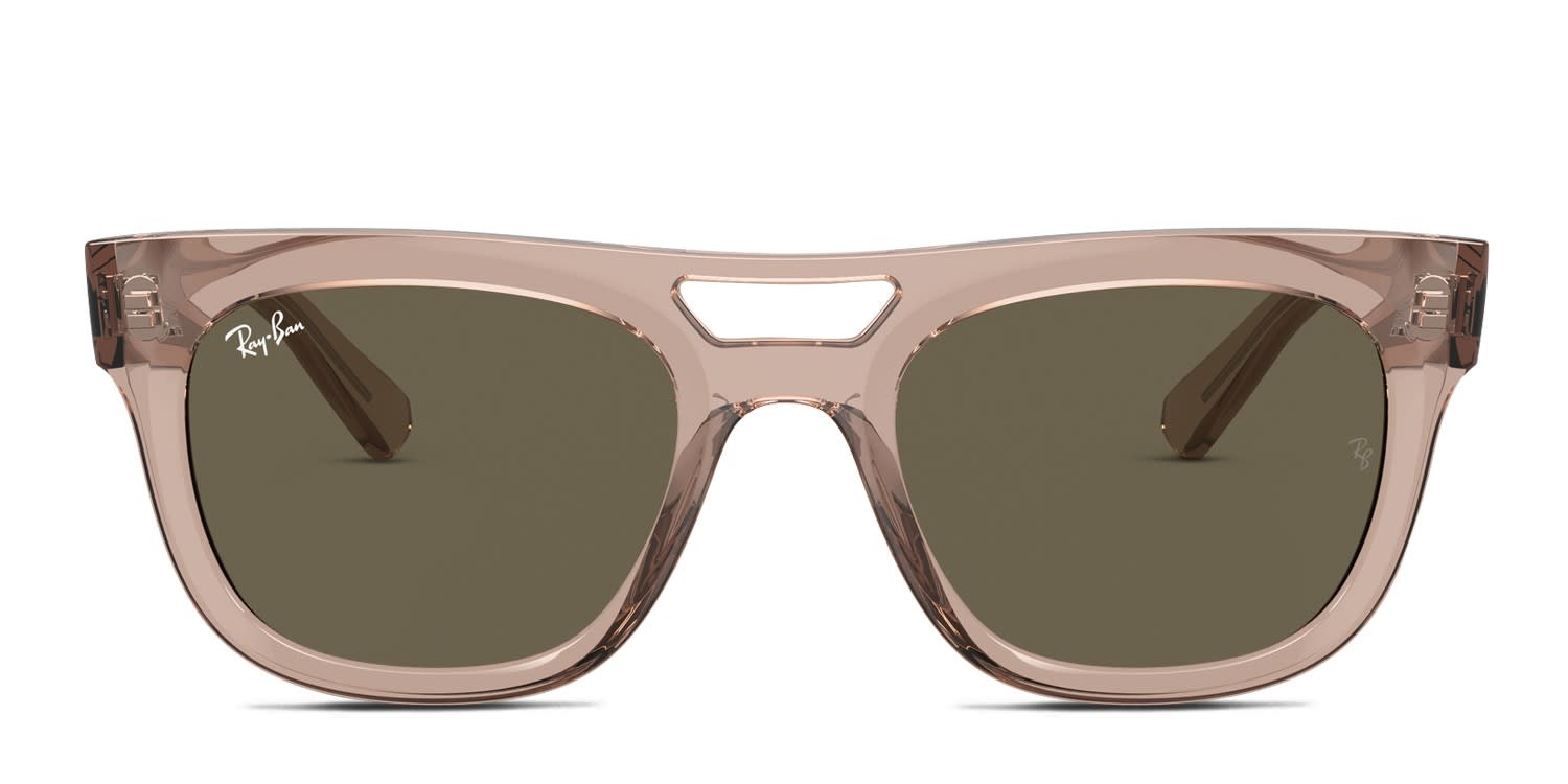 Ray-Ban RB4426 Phil Clear, Brown glasses - Clear / Brown - Frontal View