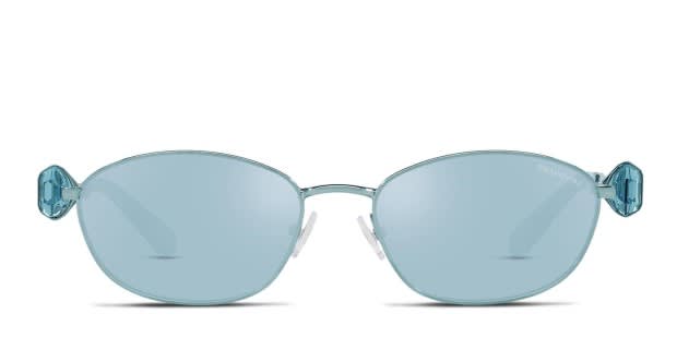 【送料,関税込】SWAROVSKI サングラス SK7010 Sunglasses, Oval shape, SK7010, Blue | Swarovski