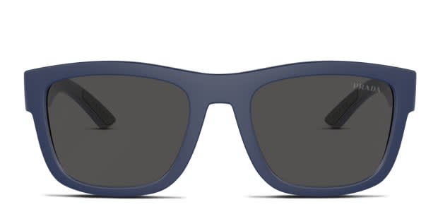 Prada PS01ZS blue , gray frame with dark grey lenses. Lenses  display picture 1
