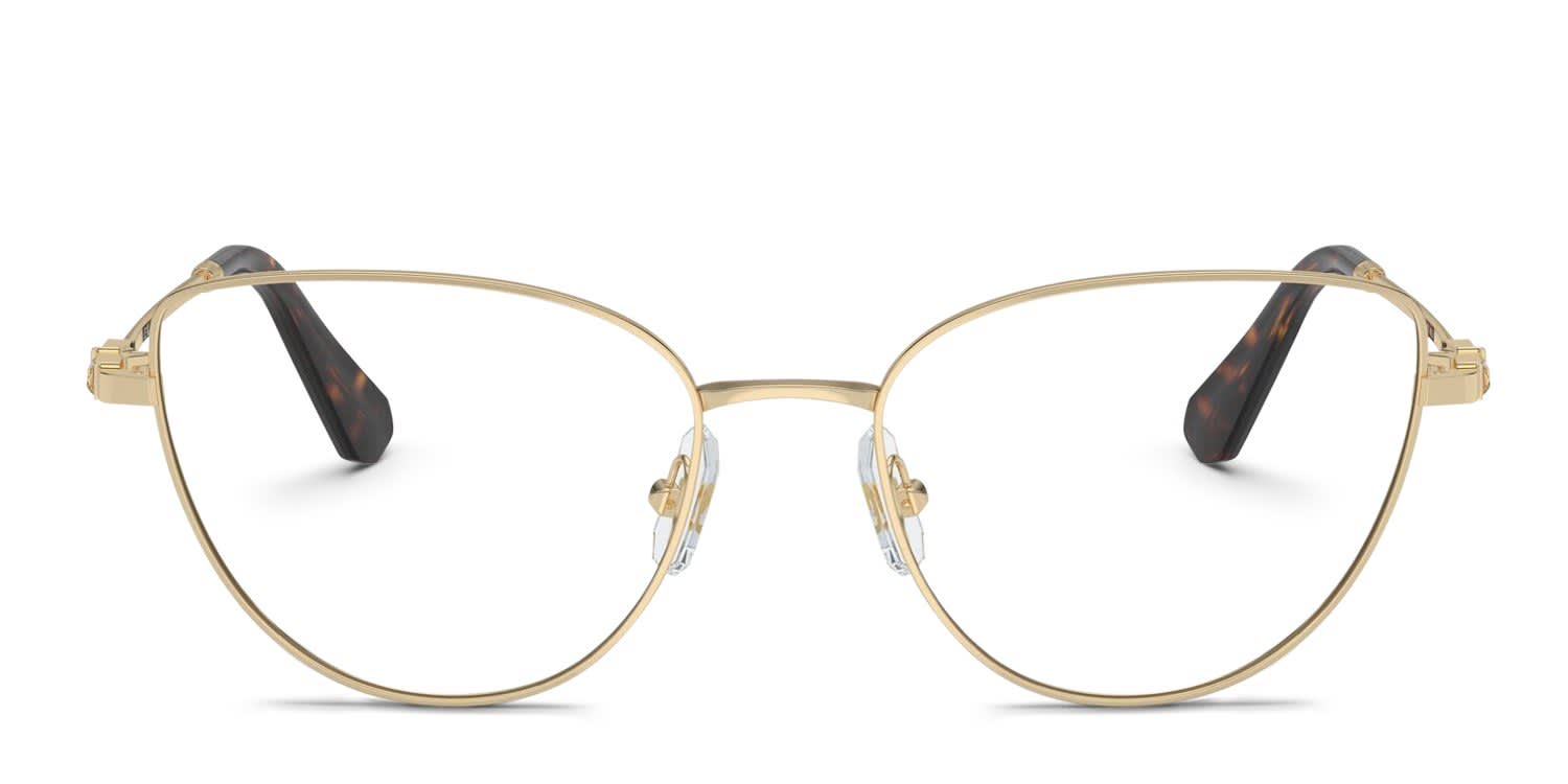 Swarovski SK1007 Gold glasses - Gold - Frontal View