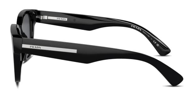Prada PRA04S Black Prescription Sunglasses