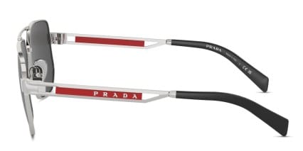 Prada Linea Rossa PS51ZS Silver glasses - Silver - Side View